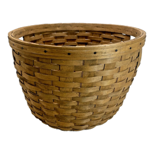 Longaberger Large Round Corn Basket 1985