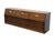 HENREDON FURNITURE Scene One Solid Walnut Italian Campaign Style King Size Storage Headboard 9100-12A 28.25" High 80" Wide...