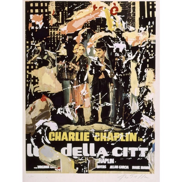 Luci della città, 1998 Mimmo Rotella For Sale