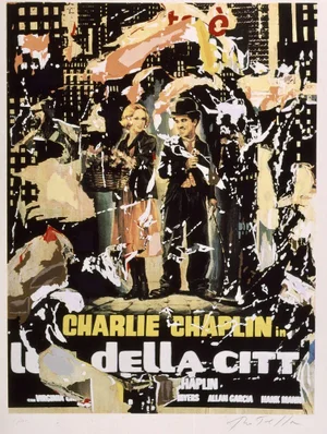 Luci della città, 1998 Mimmo Rotella