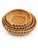 Contemporary 1960s Set of Four Petit Handwoven Bamboo Nesting Baskets For Sale - Image 3 of 4