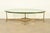A gorgeous mid-century modern Hollywood Regency hooved feet coffee table or cocktail table By LaBarge USA, Circa 1960s...