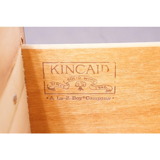 Kincaid Furniture Lenoir Collection Solid Cherry Traditional Style 26" Two Drawer Nightstand 21-142 For Sale - Image 9 of 15