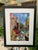 Interesting work, 3-D mixed media original signed watercolor collage by Colorado artist Susenne Telage. Colorful and...