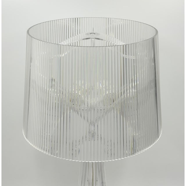 Kartell 1980s Ferruccio Laviani "Bourgie" Crystal Table Lamp for Kartell, Italy For Sale - Image 4 of 18