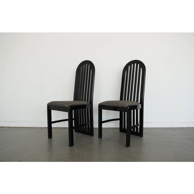 Vintage Pallavisini Italian Modern High-Back Dining Chairs (Set of 4) For Sale - Image 12 of 16