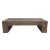 Rustic salvaged oak wood coffee table in modern block waterfall design. Minimalist yet lots of character with dovetail...