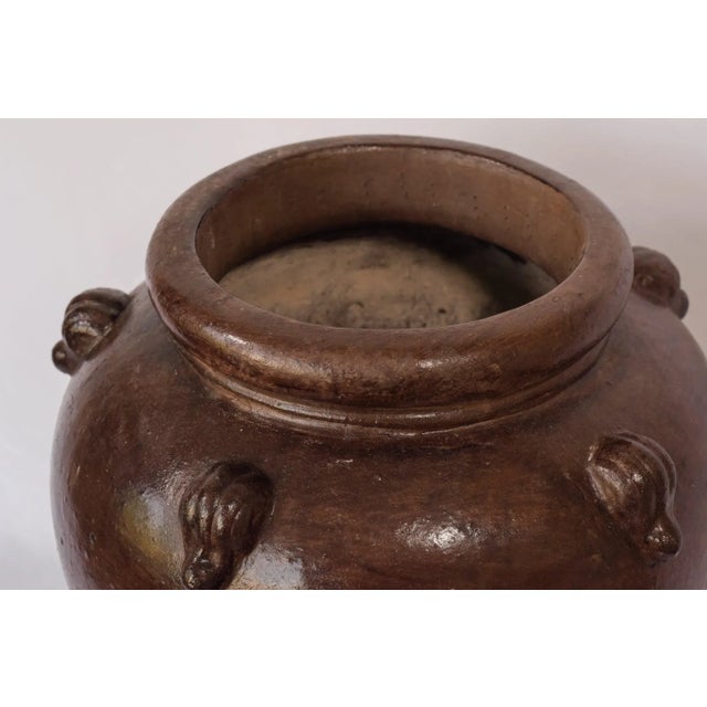 Large Stoneware Pot For Sale - Image 5 of 11