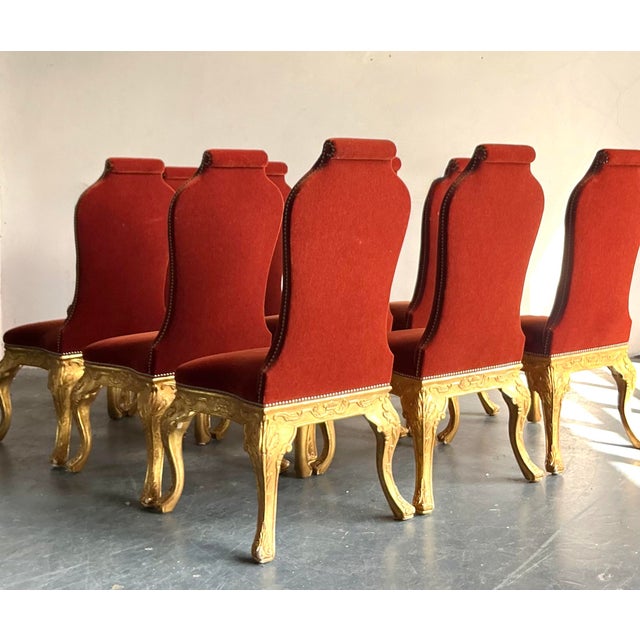 Dennis & Leen Vintage Boho Dennis and Leen Baroque Dining Chairs After- Set of 10 For Sale - Image 4 of 10
