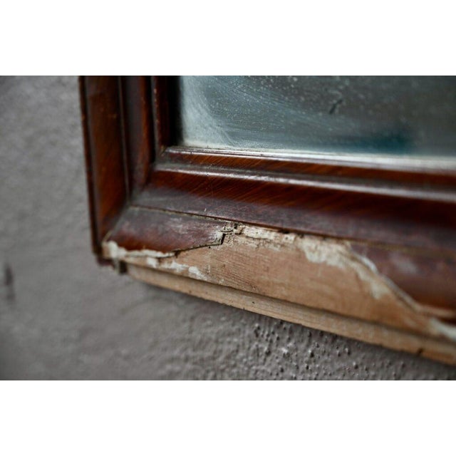 Brown Antique Louis Philippe Mirror, 1890s For Sale - Image 8 of 10