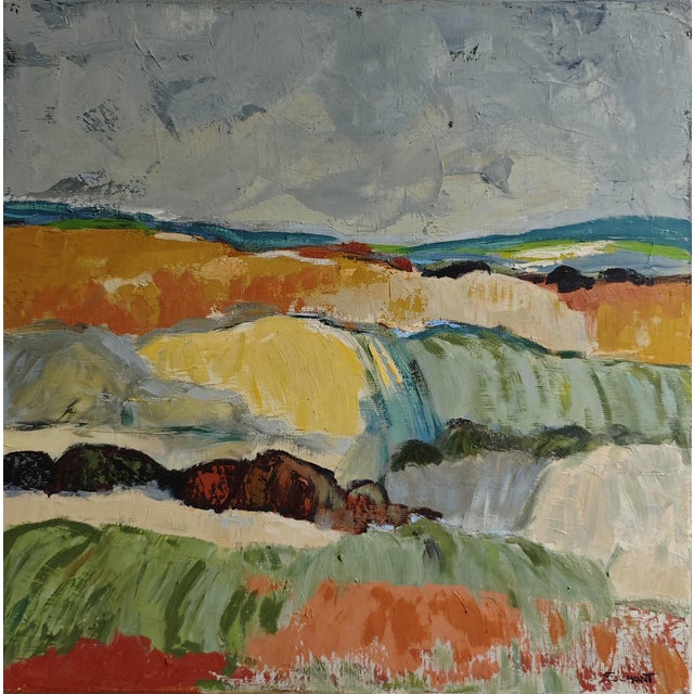 Asparagus Champs en Lumiere, Abstract Landscape, Contemporary, Framed by Sophie Dumont For Sale - Image 8 of 8
