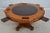 Theodore Alexander Theodore Alexander Large Leather Top Walnut Game Table For Sale - Image 4 of 12