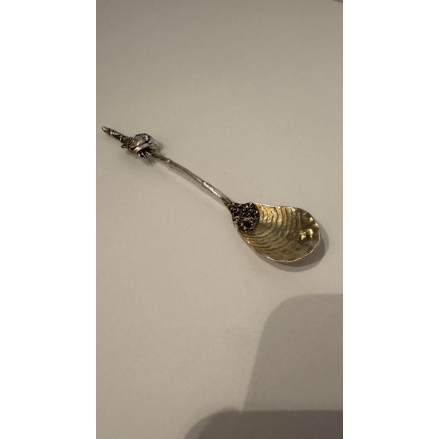 Antique Gorham "Narragansett" Sterling Silver Figural Crab Spoon For Sale In Providence - Image 6 of 8