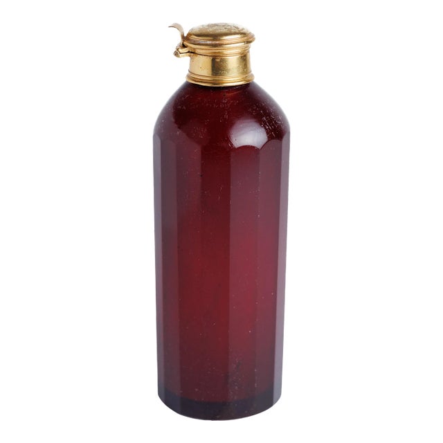 Early 19th Century Ruby Glass Scent Bottle For Sale