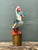 White Vintage Torch Cut Metal Pelican For Sale - Image 8 of 12