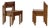 Mid-Century Minimalist Stackable Wooden Chair For Sale