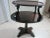 Traditional Vintage Dark Tone Wood Two Tier Accent End Side Table Claw Legs For Sale - Image 3 of 9