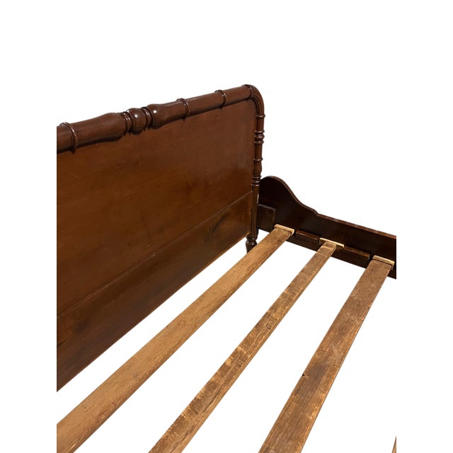 French Upholstered Bed in Serena & Lily For Sale - Image 11 of 12