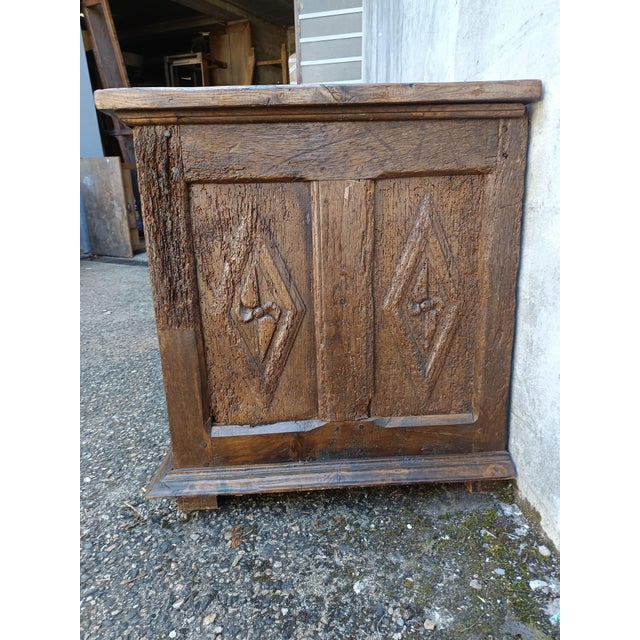 High Chest in Oak For Sale - Image 5 of 18