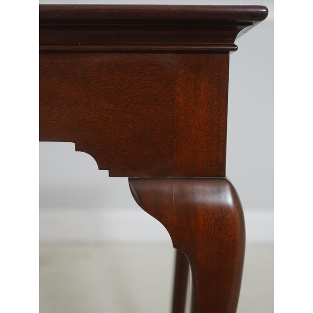 Brown Kindel Oxford Mahogany Queen Anne Tea Table For Sale - Image 8 of 17