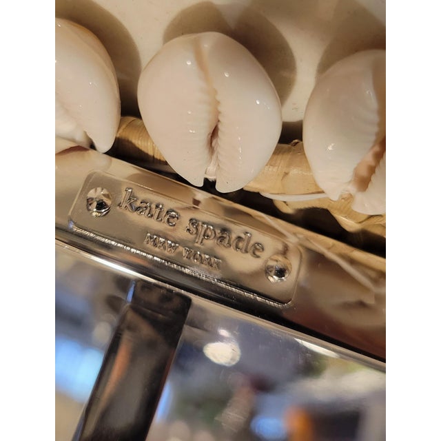 Visual Comfort for Kate Spade Castle Peak Frosted Glass 1 Light Bathroom Vanity Faceted Sconce Light Fixture For Sale - Image 11 of 11