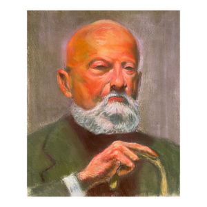 1990s Pastel Portrait of a Distinguished Man