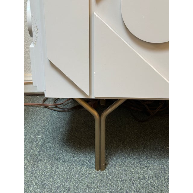 Gray West Elm Pictograph Media Console, Carbon For Sale - Image 8 of 12