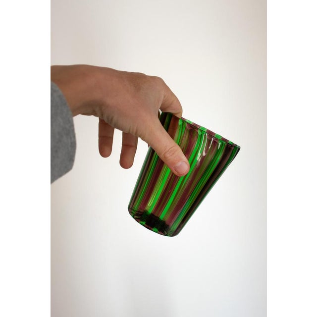 Italian Murano Glasses by Mariana Iskra for Ribes the Art of Glass, Set of 3 For Sale - Image 9 of 16