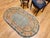 Green Antique Art Deco Chinese Area Rug, Wool on Cotton, Floral Design, Oval 3' x 5' For Sale - Image 8 of 9