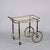 Brass and Black Lacquered Wood Bar Cart attributed to Cesare Lacca, Italy, 1950s For Sale - Image 15 of 18