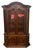 Wood Vintage Century French Country Style Oak Display / China Cabinet For Sale - Image 7 of 11
