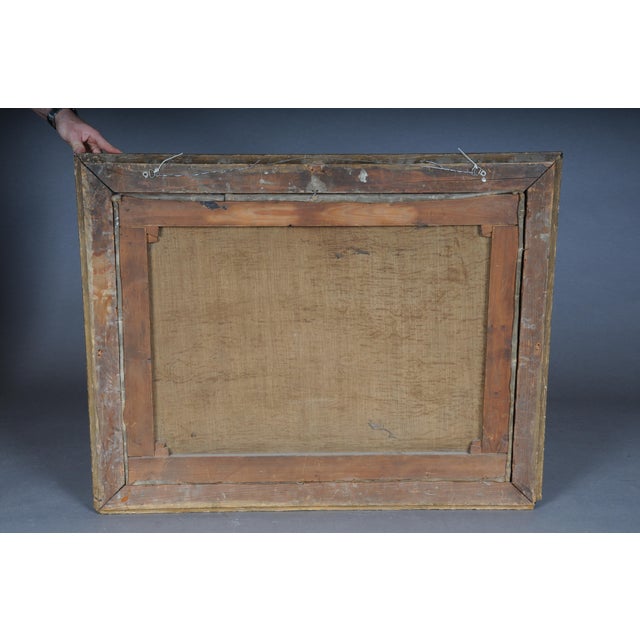 Romantic Artist, River Landscape, 19th Century, Oil Painting, Framed For Sale - Image 15 of 18