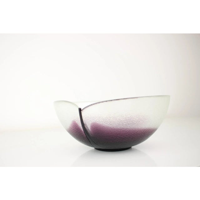 Mid-Century Bowl by Jiri Suhajek for Crystalex, 1970s For Sale - Image 13 of 14