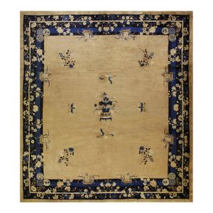 Antique Chinese Peking Rug 12' 6" x 13' 4"