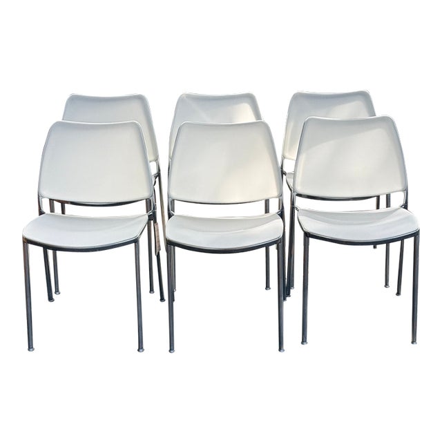 Set of 6 Stua Stackable Gas Chair by Jesús Gasca For Sale