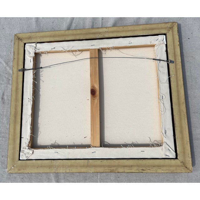 Beautiful autumn landscape painting by renowned artist David Jermann. Virginia's Blue Ridge can be seen in the distance...