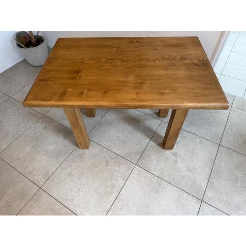 Farmhouse Table in Spruce For Sale - Image 3 of 9