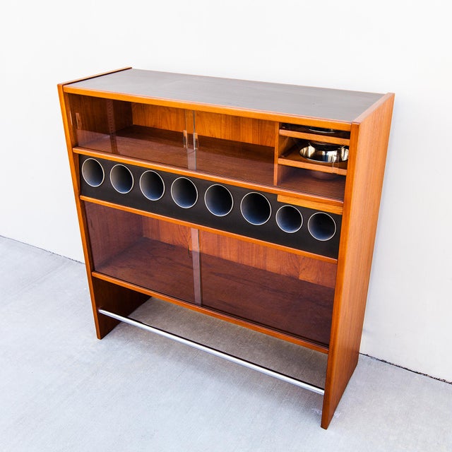 Restored 1960s Danish Modern Teak Dry Bar by Heltborg Mobler For Sale - Image 14 of 14