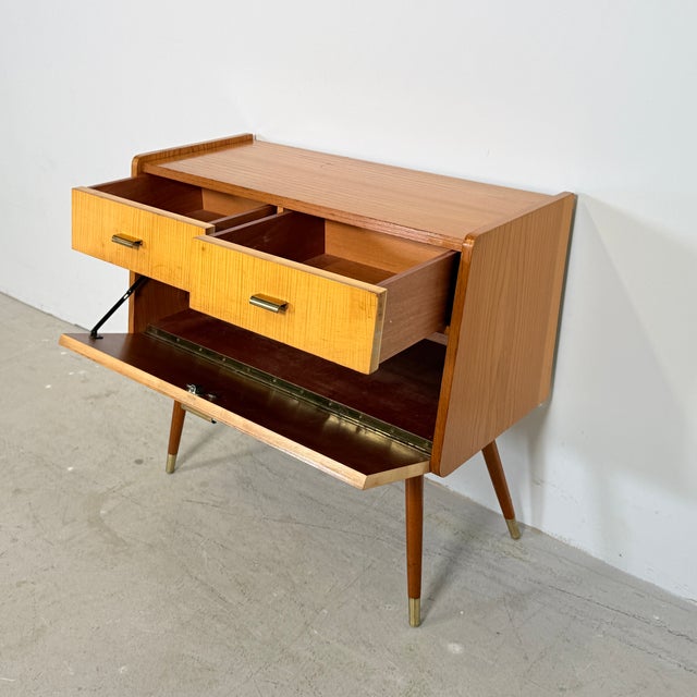 Small Mid-Century Modern Telephone Bench, 1960s For Sale - Image 6 of 9