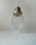 Gold Scandinavian Art Deco Grenade Pendant Lamp in Brass and Checkered Glass, 1930s For Sale - Image 8 of 9