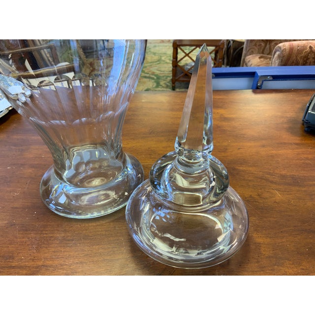 19th Century Anglo Irish Cut Crystal Sweetmeat Jar For Sale In New York - Image 6 of 8