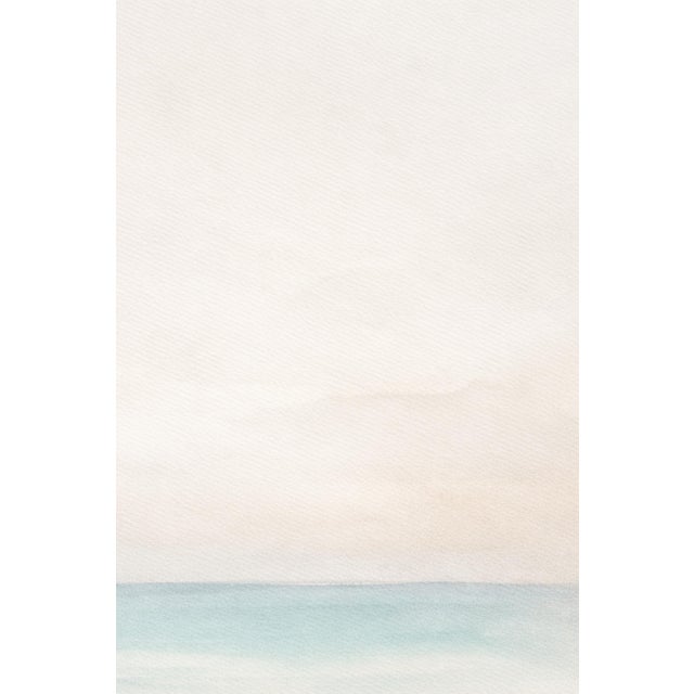Minimalist Coastal Horizon, Abstract Beach Wall Art Print, 24″ × 36″ For Sale In Buffalo - Image 6 of 9