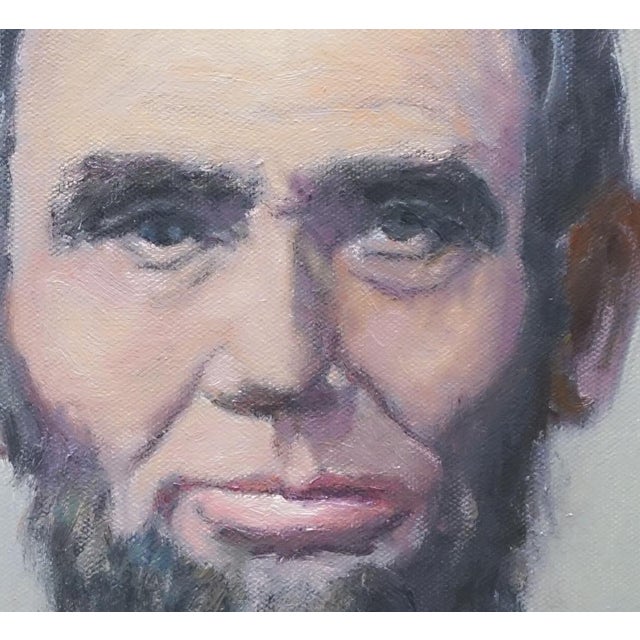 Original oil portrait by Sean Wu, President Abraham Lincoln