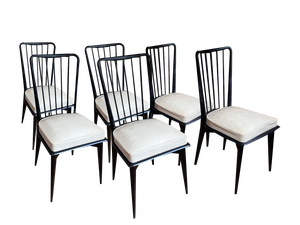 Side Chairs by Charles Ramos, 1950s, Set of 4