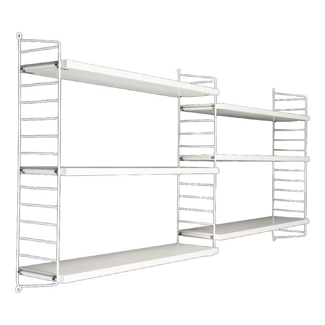 Vintage String Shelf by Kajsa & Nisse Strinning, 1960s For Sale