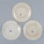 19th Century French Plates, Hand-Painted Set of 3 For Sale In Orlando - Image 6 of 6