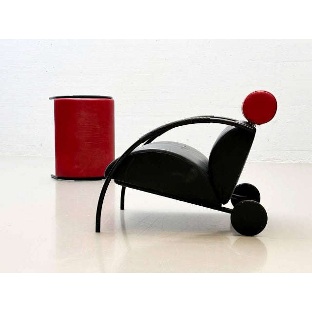 Set of Zyklus Lounge Chair and Ottoman by Peter Maly for Cor, 1980s For Sale - Image 14 of 16