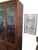1980s Ethan Allen Canova Campaign Hutch Curio China Cabinet Display Shelf For Sale In Philadelphia - Image 6 of 17
