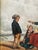 Antique Seaside Oil Painting, C. 1845 For Sale - Image 4 of 15