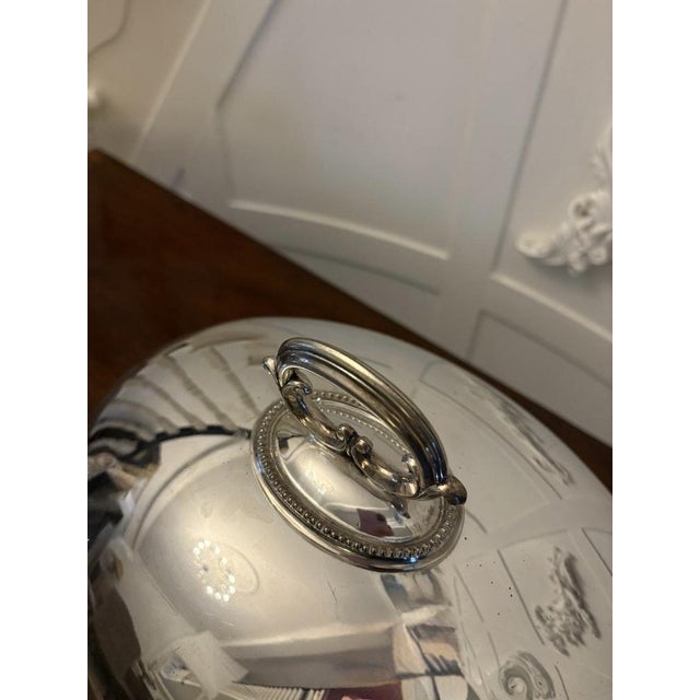 Antique Victorian Silver Plated Meat Cover, 1880 For Sale - Image 4 of 6